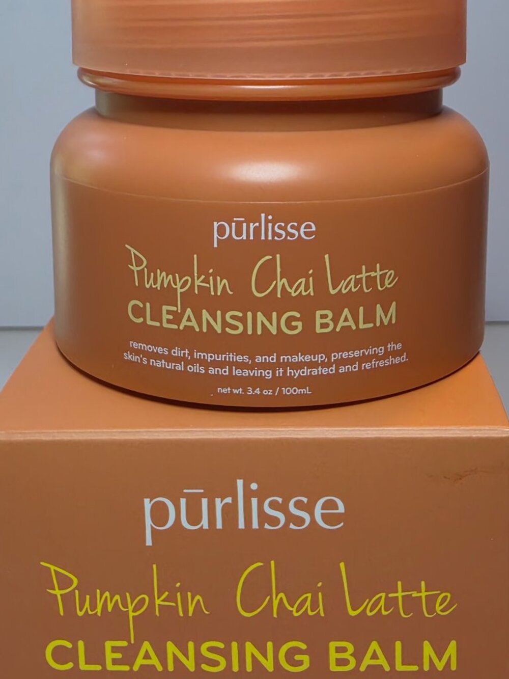 Purlisse Pumpkin Chai Latte Cleansing Balm